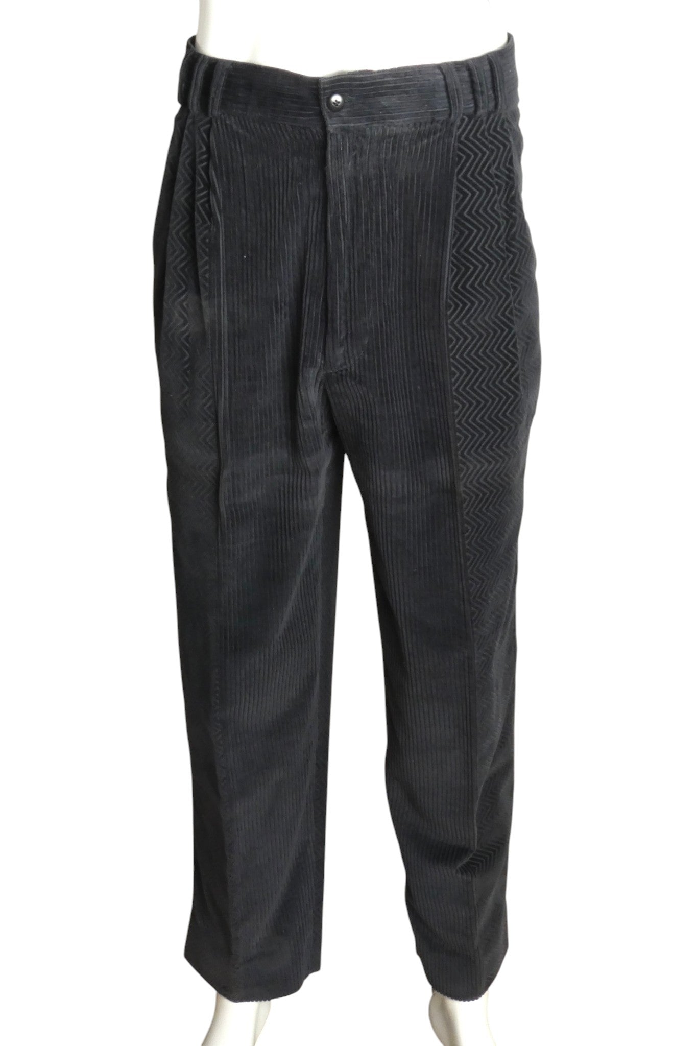 1980s Chevron Corduroy Pants, Waist-32"