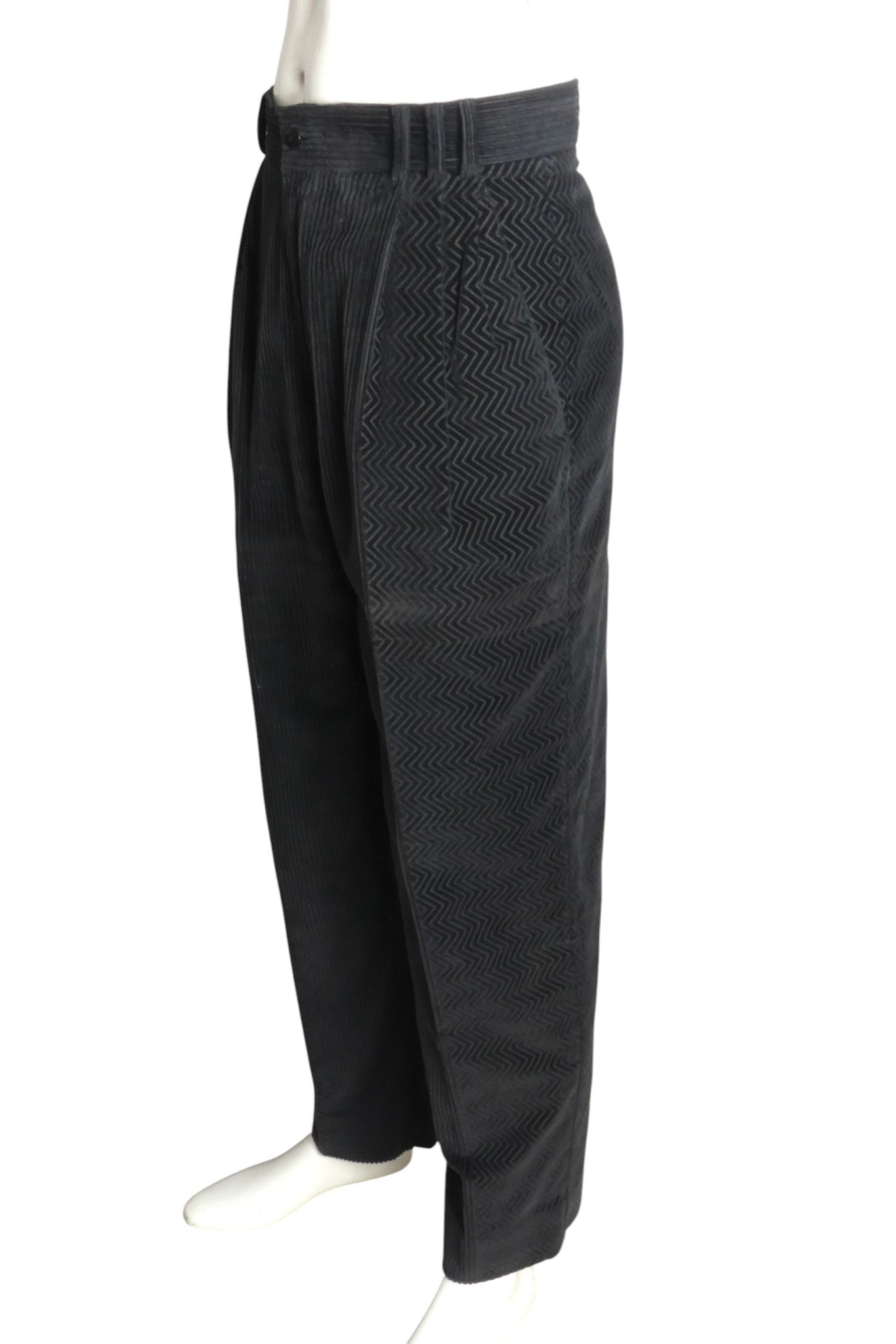 1980s Chevron Corduroy Pants, Waist-32"