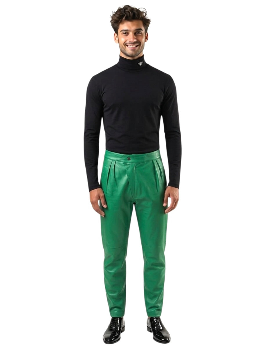 1980s Leather Pants, Waist 28