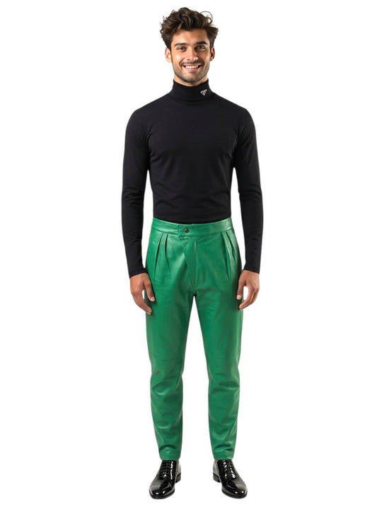 1980s Leather Pants, Waist 28