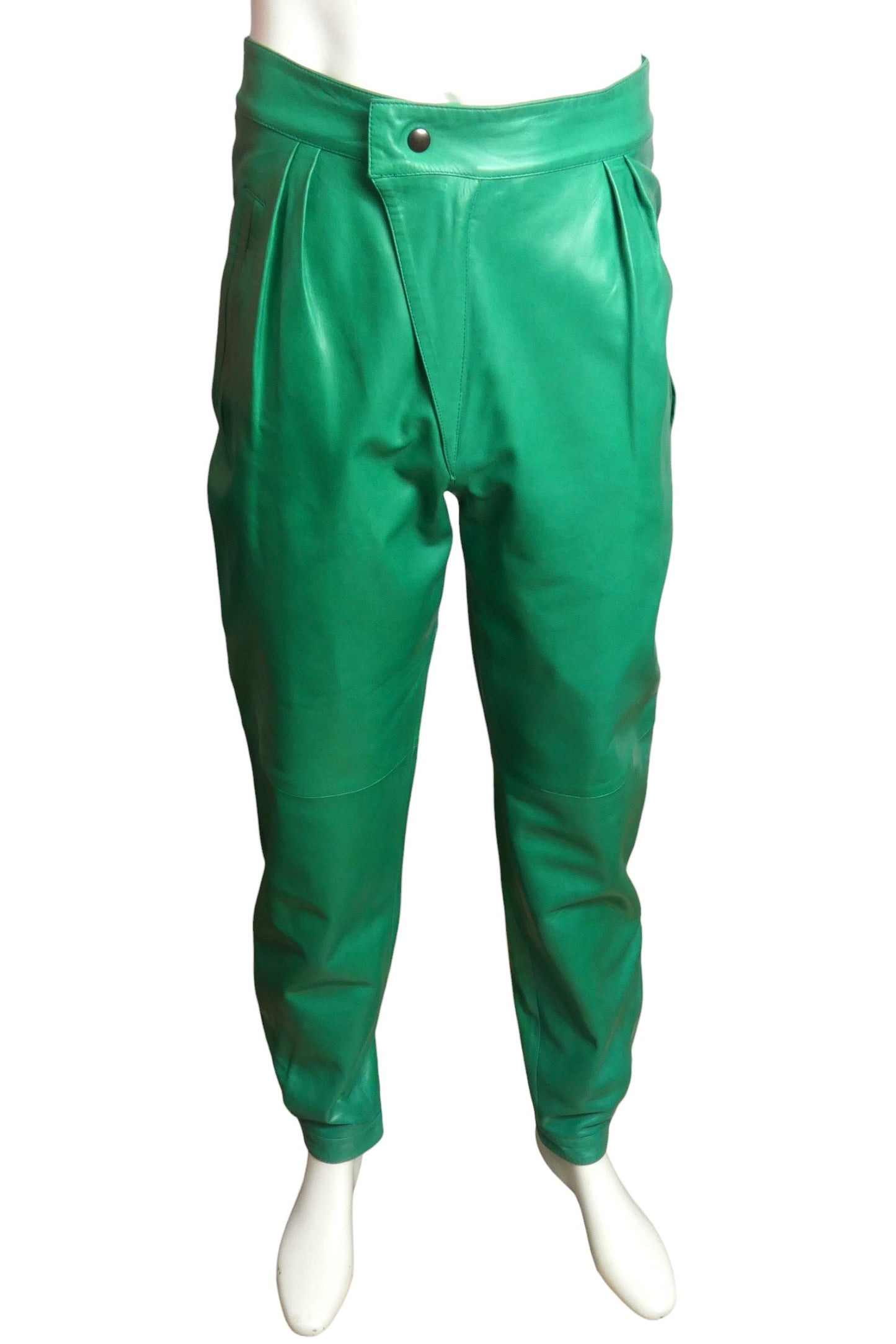 1980s Leather Pants, Waist 28