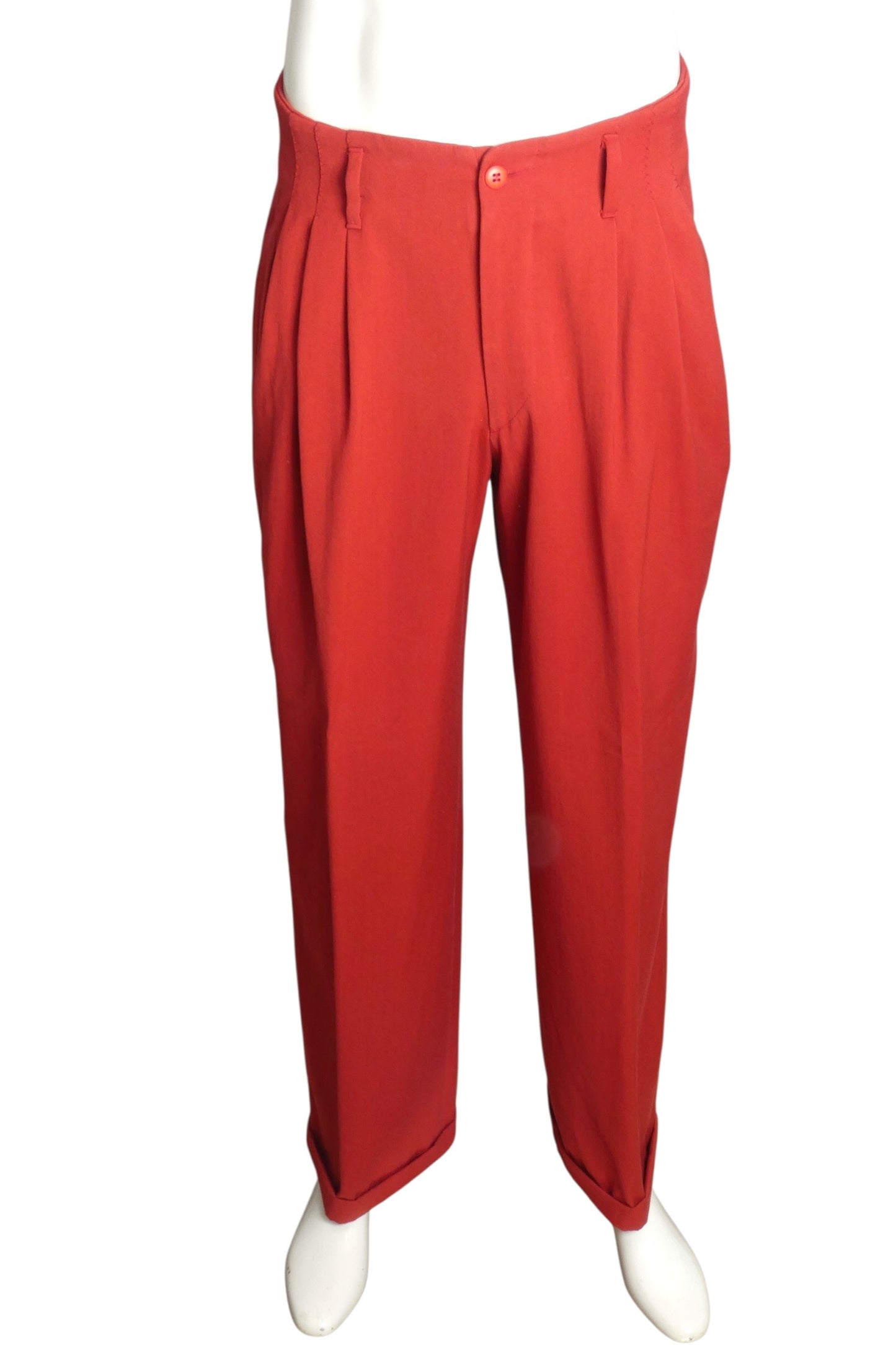 1990s Wool Gaberdine Trousers, W-32"