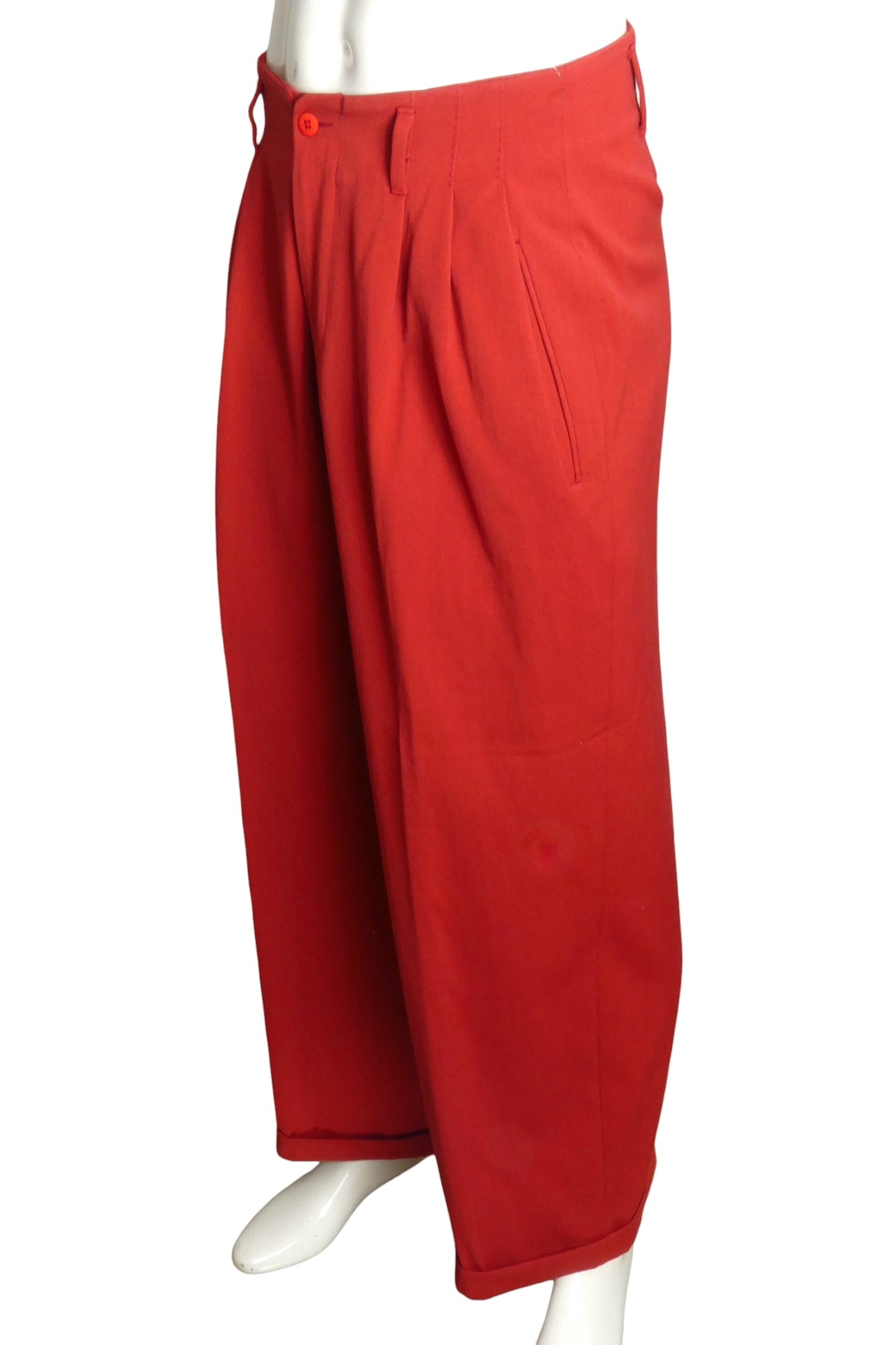 1990s Wool Gaberdine Trousers, W-32"