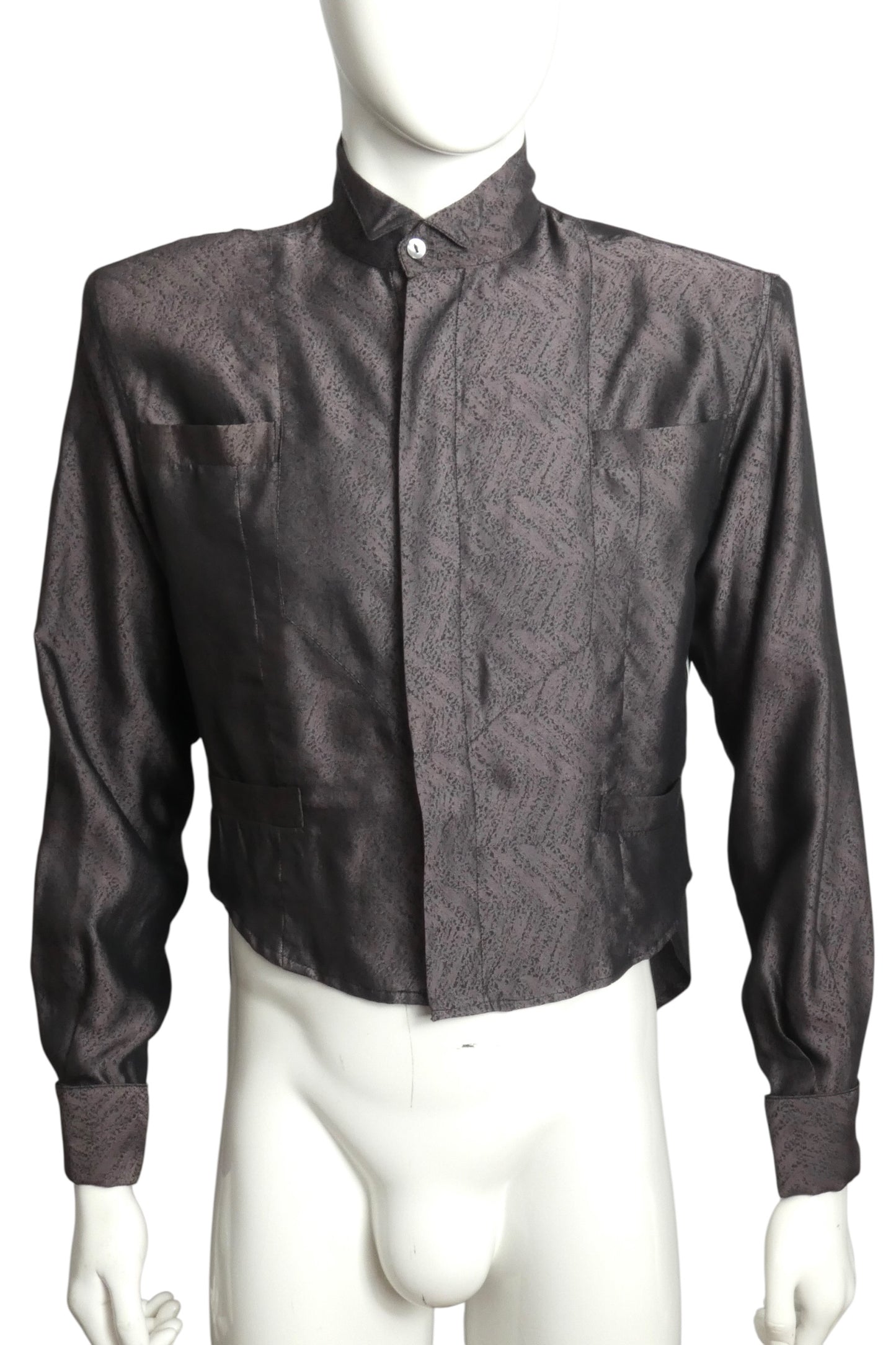1980s Brocade Shirt, Size Large