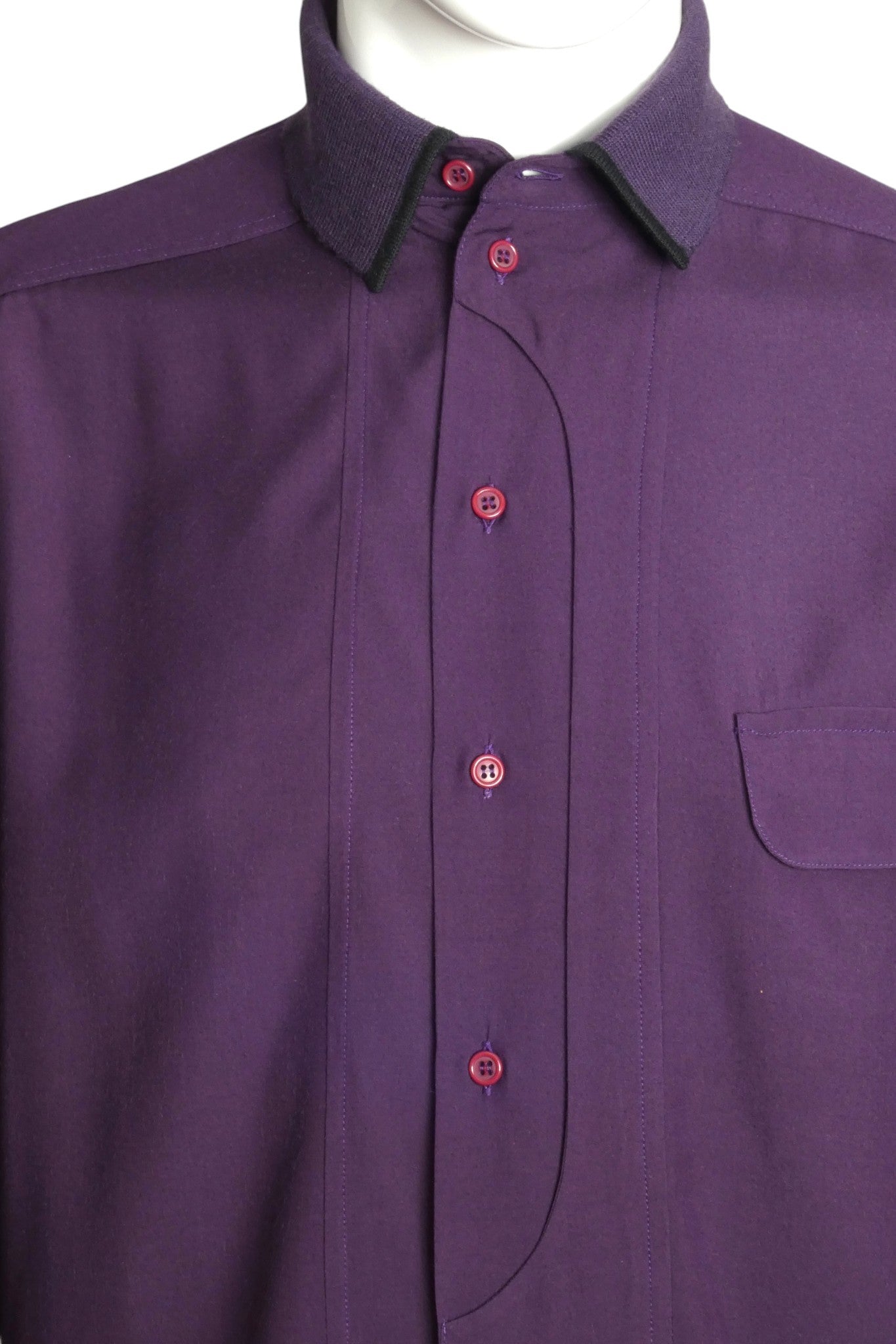 1990s Gaberdine L/S Shirt, Size Large