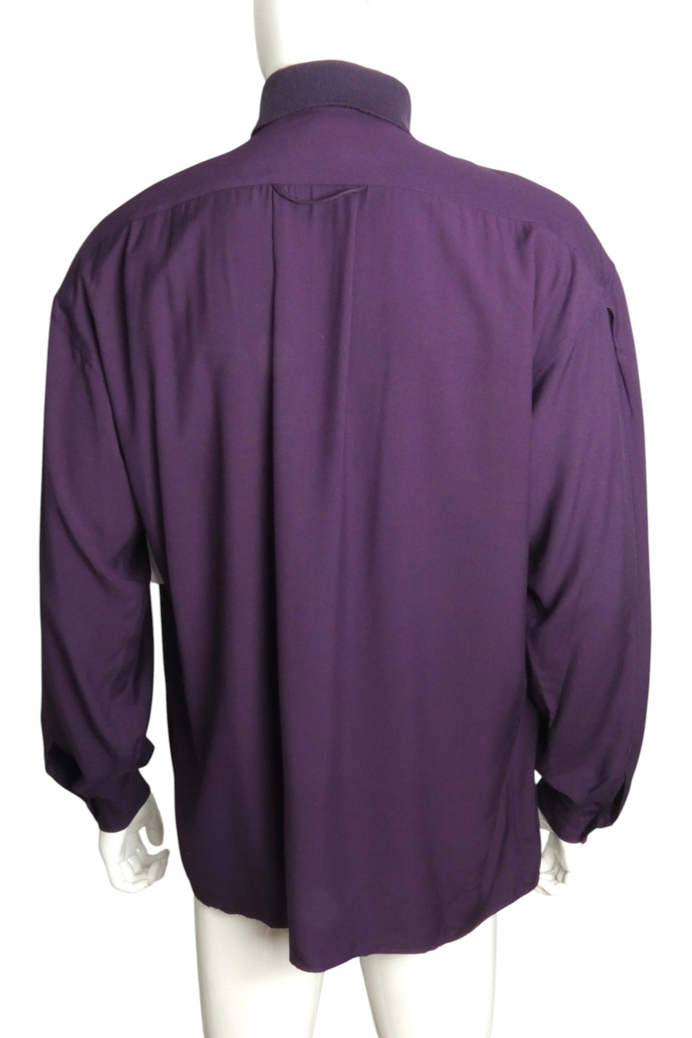 1990s Gaberdine L/S Shirt, Size Large