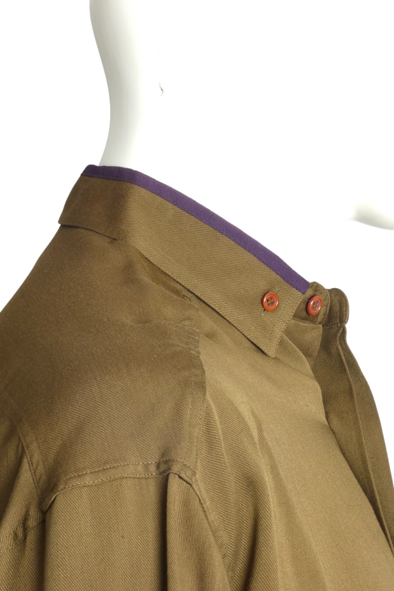 1990s Rayon L/S Shirt, Size Medium