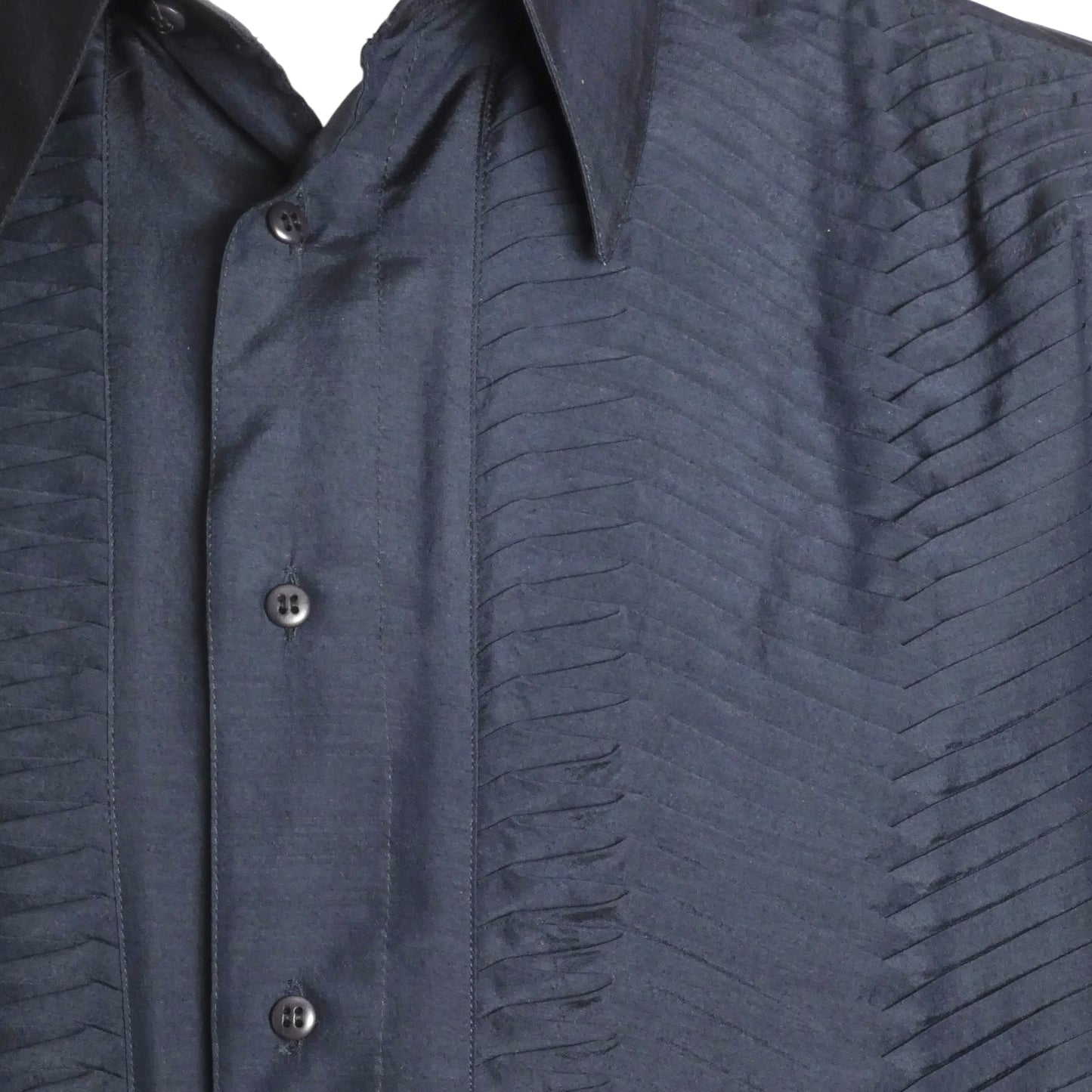 1990s Pleated Shirt, Size-Large