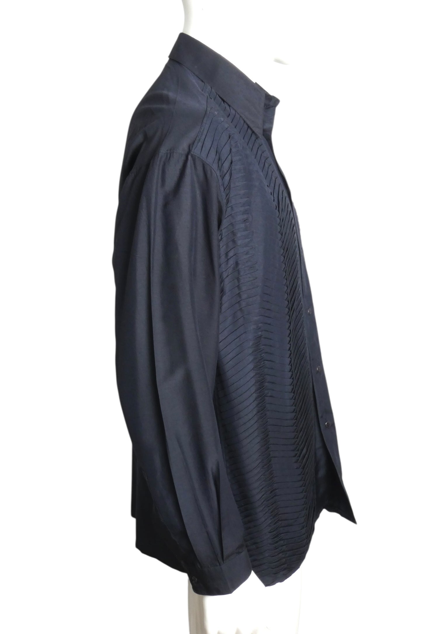 1990s Pleated Shirt, Size-Large