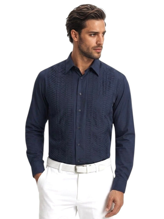 1990s Pleated Shirt, Multiple Sizes Available