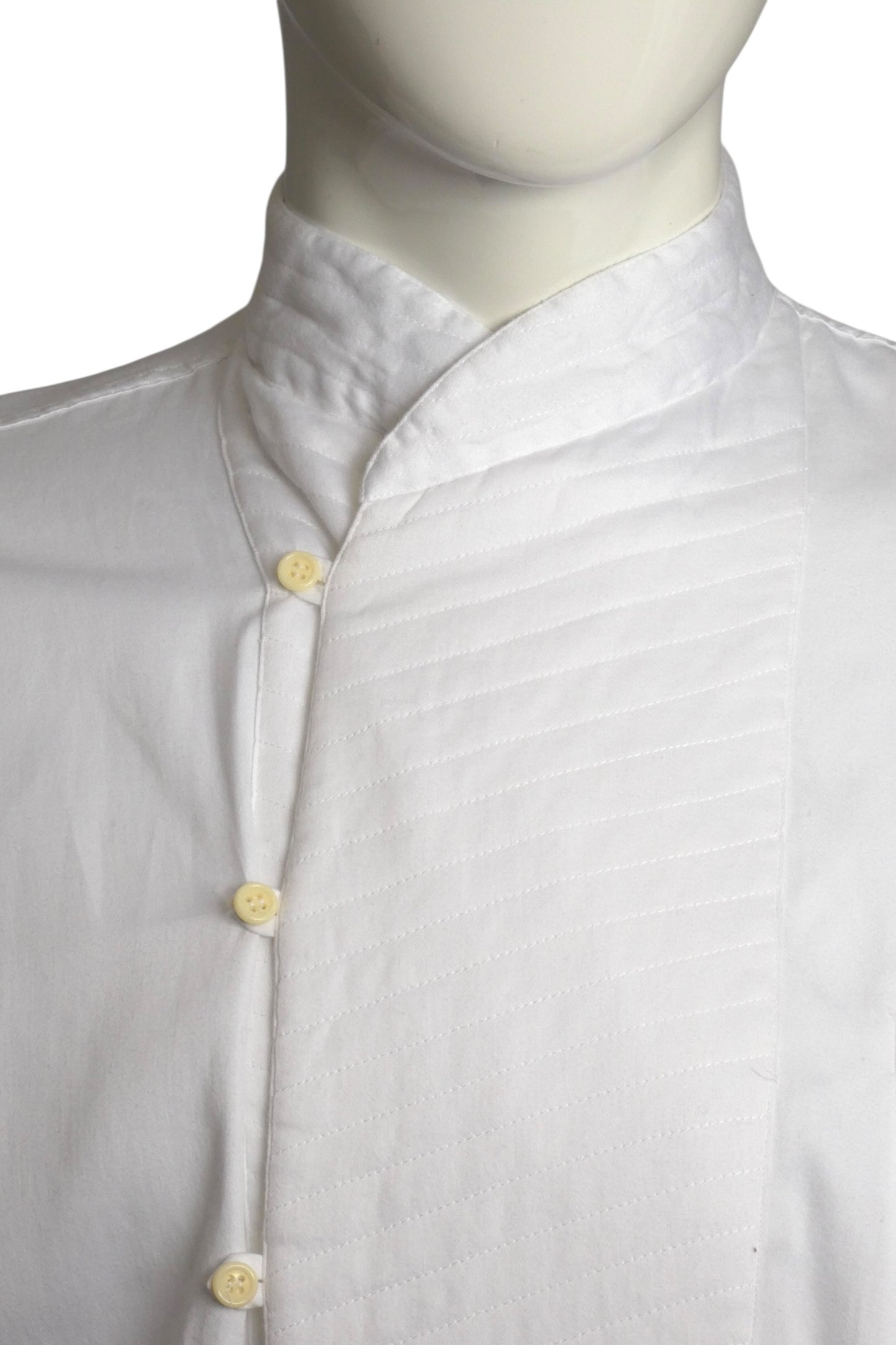 1980s Quilted Cotton Shirt, Size Medium