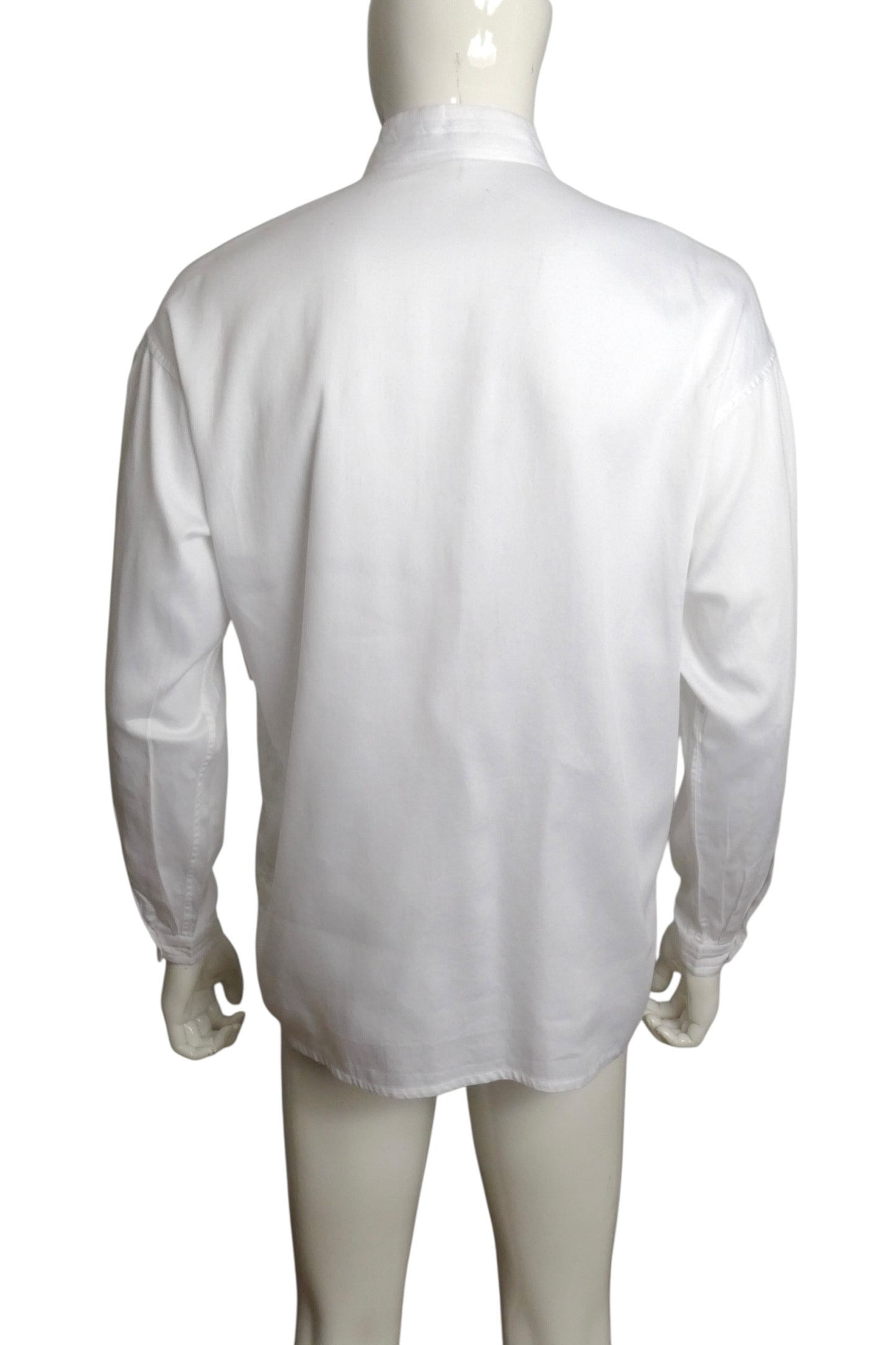 1980s Quilted Cotton Shirt, Size Medium