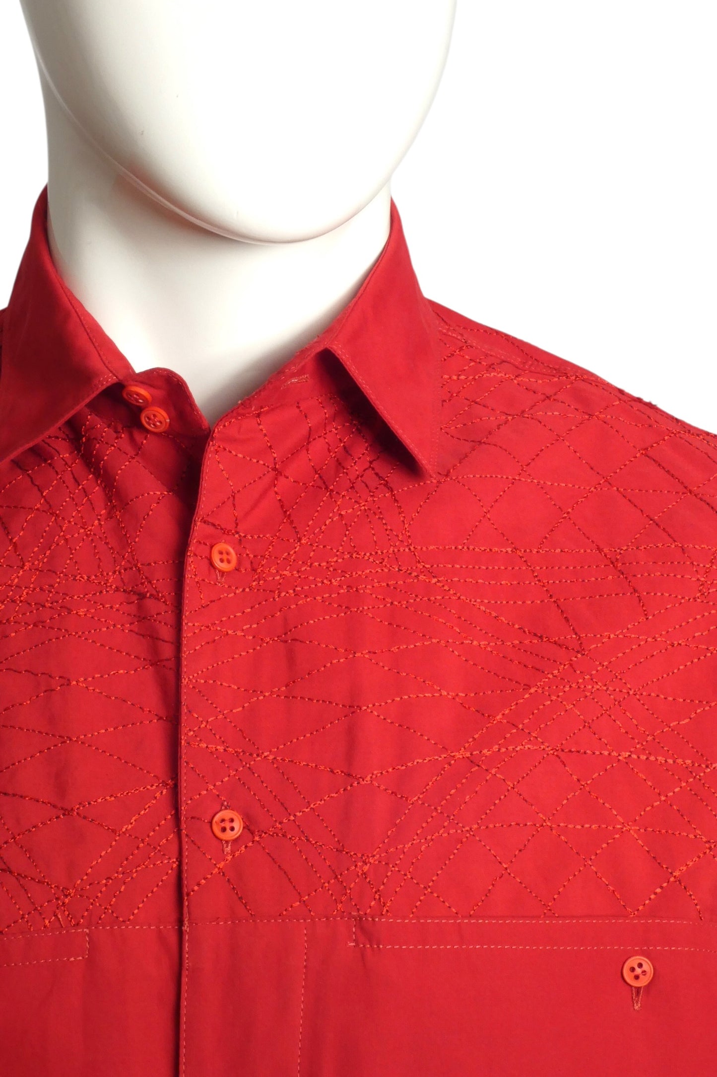 1990s Embroidered Shirt, Size Large
