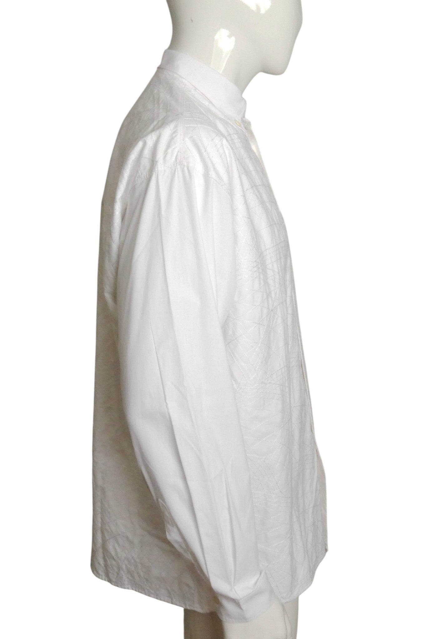 1990s Embroidered Cotton Shirt, Size Large