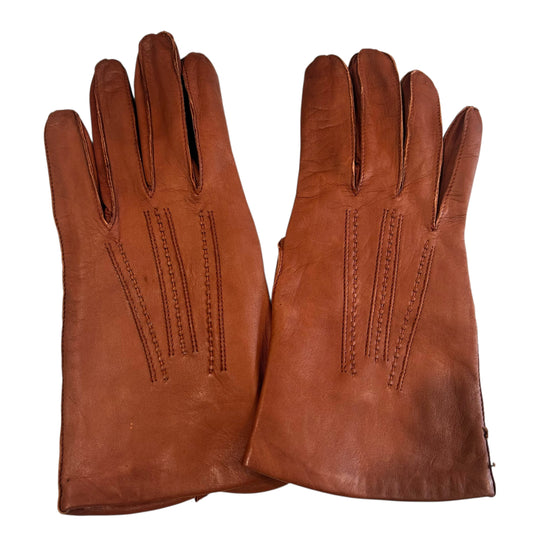 Leather Gloves, Size Medium