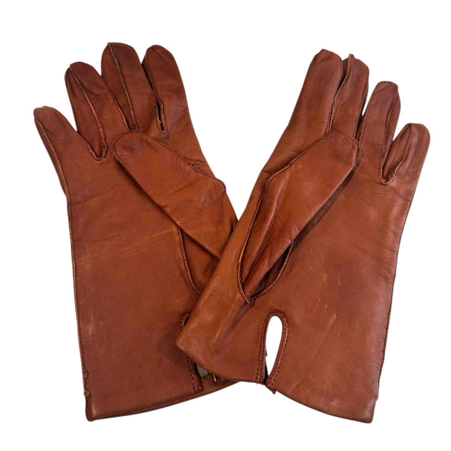 Leather Gloves, Size Medium