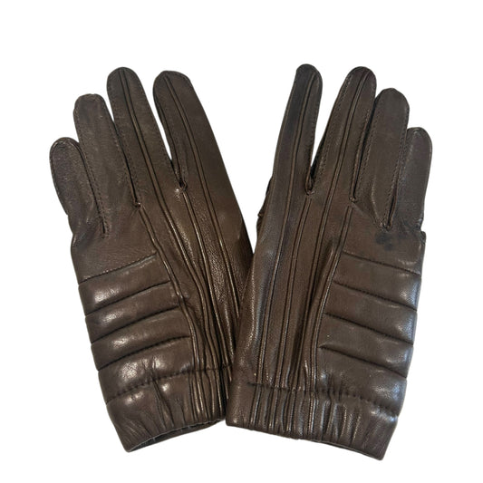 1980s Quilted Leather Gloves
