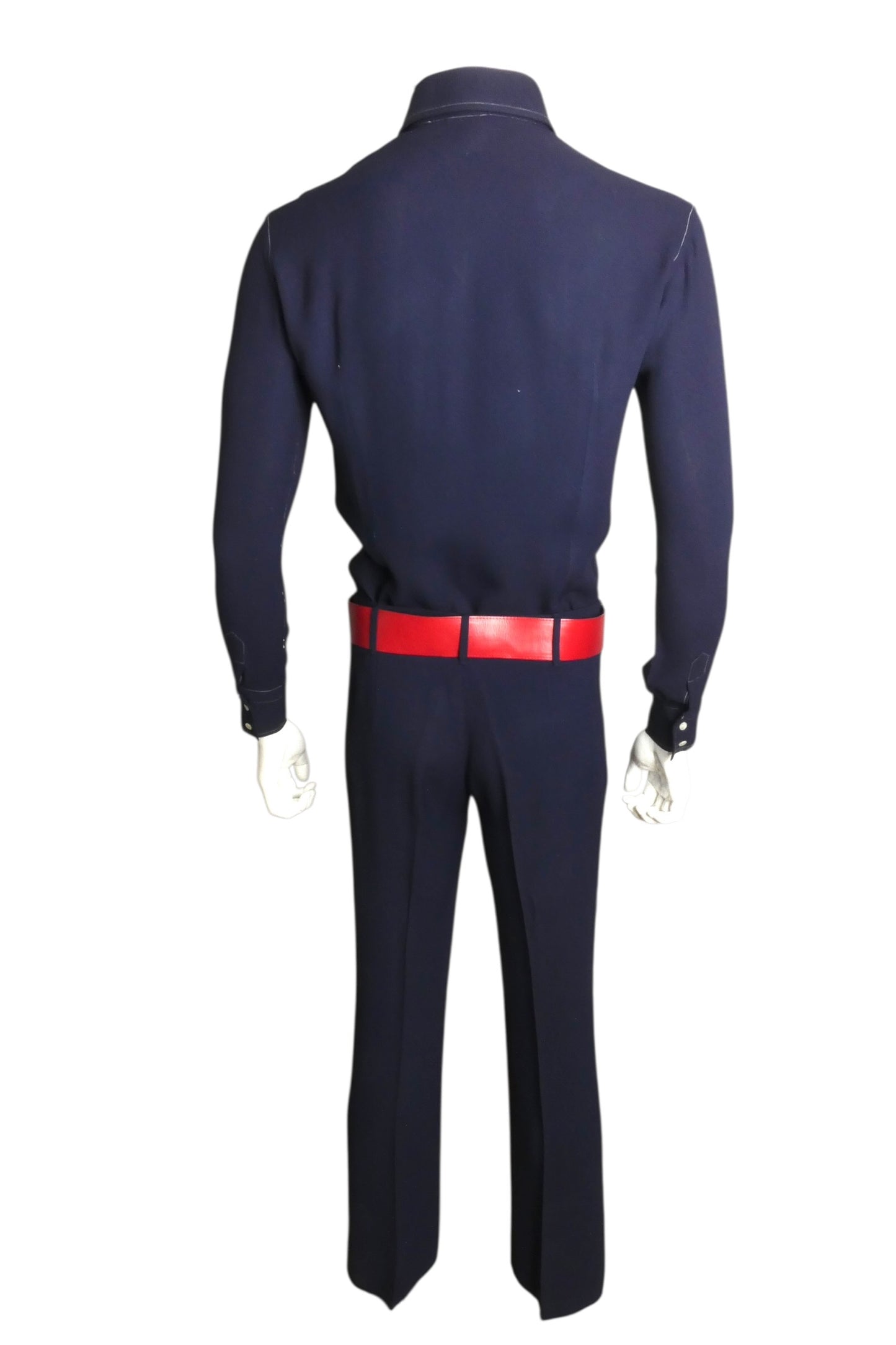 1970s 2pc Crepe Ensemble, Size Medium