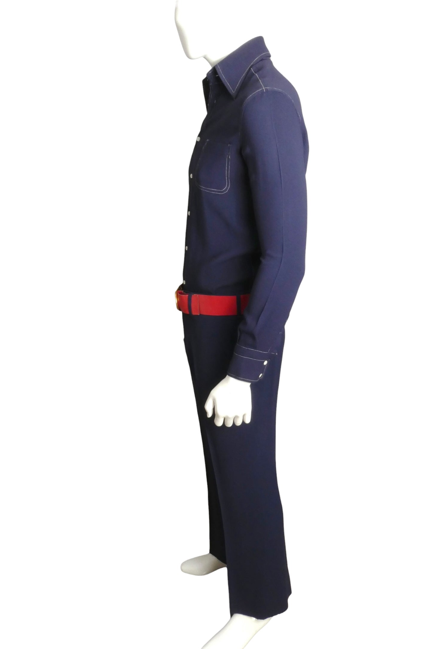 1970s 2pc Crepe Ensemble, Size Medium