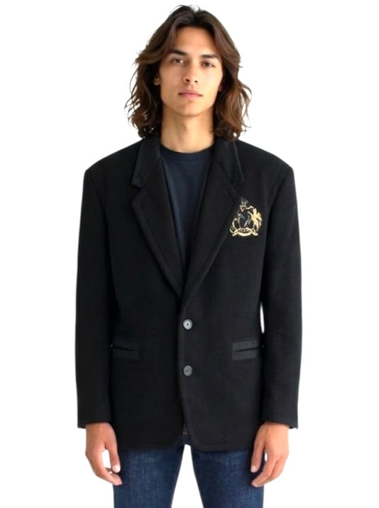 1980s Fleece Blazer, Size Large
