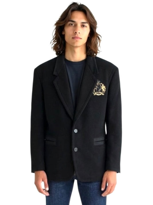 1980s Fleece Blazer, Size Large