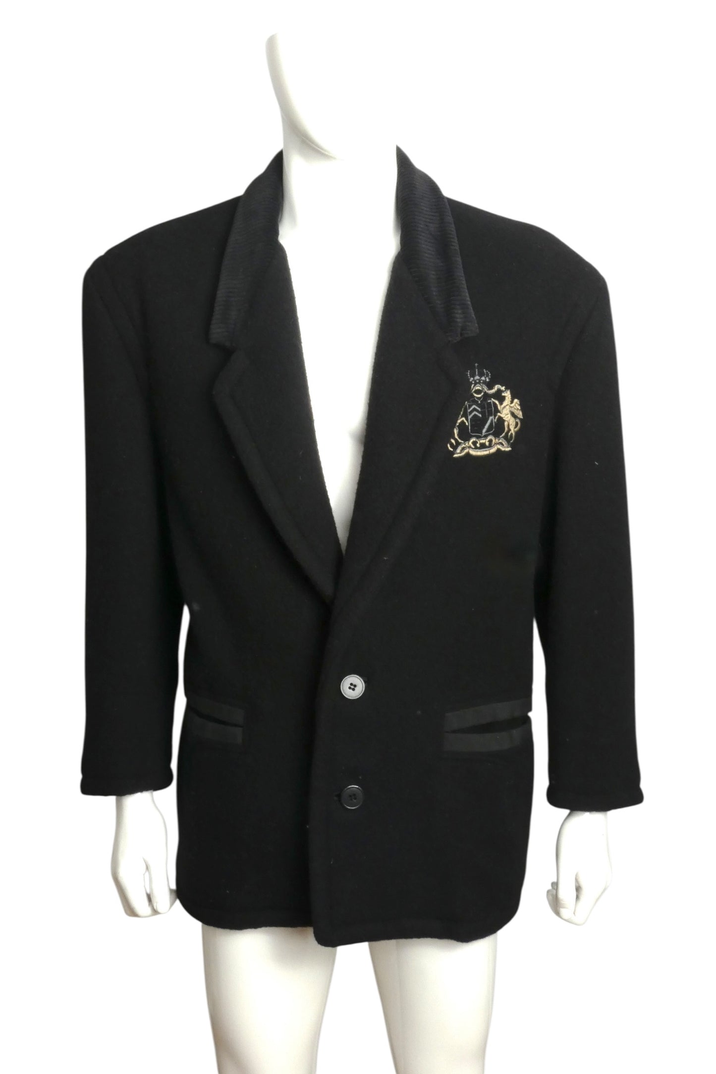 1980s Fleece Blazer, Size Large
