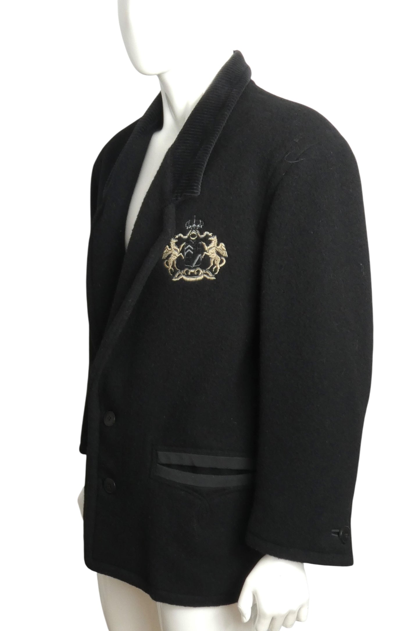 1980s Fleece Blazer, Size Large