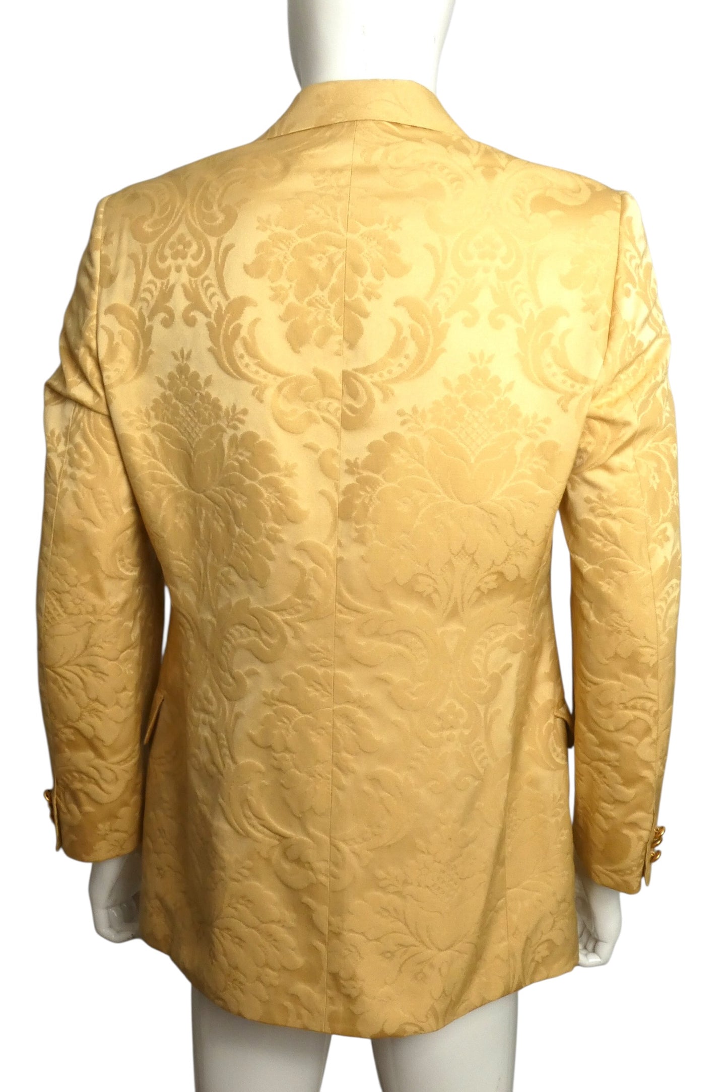 1990s Silk Brocade Blazer, Size Medium