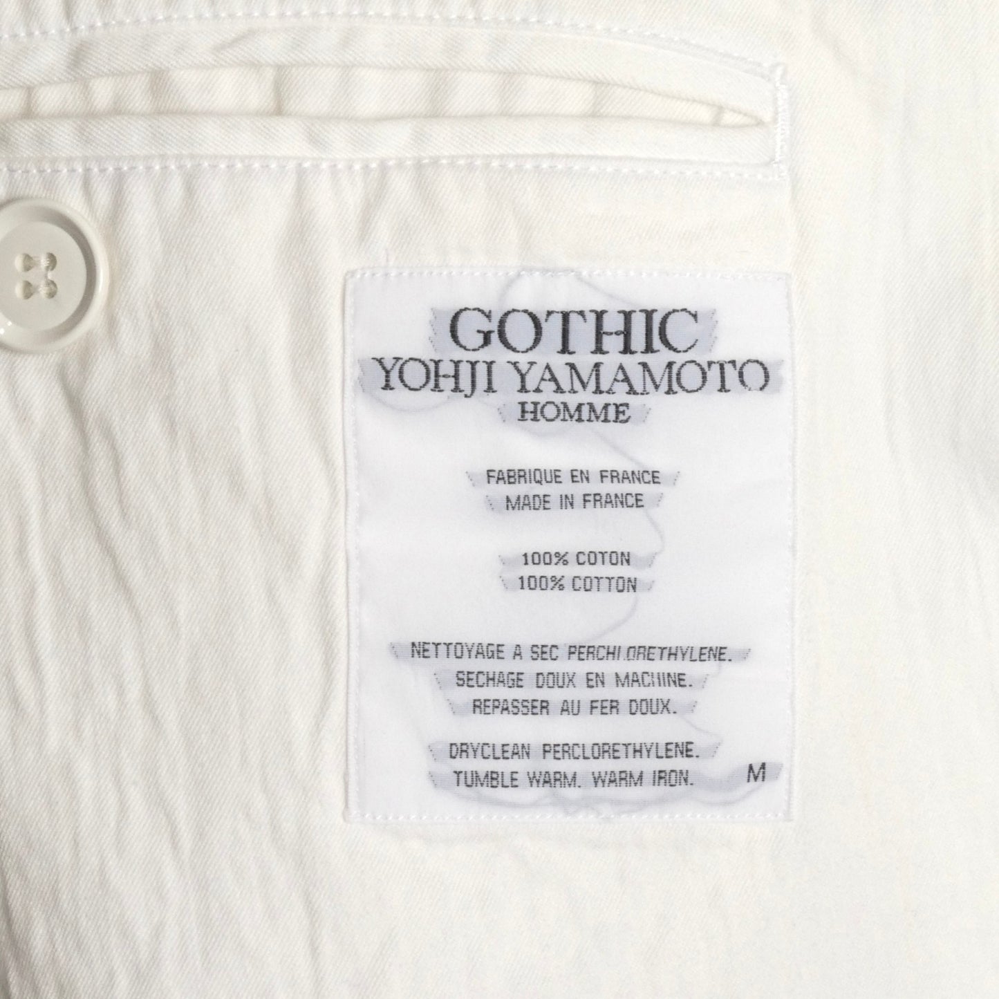 1980s Cotton Blazer, Size Medium