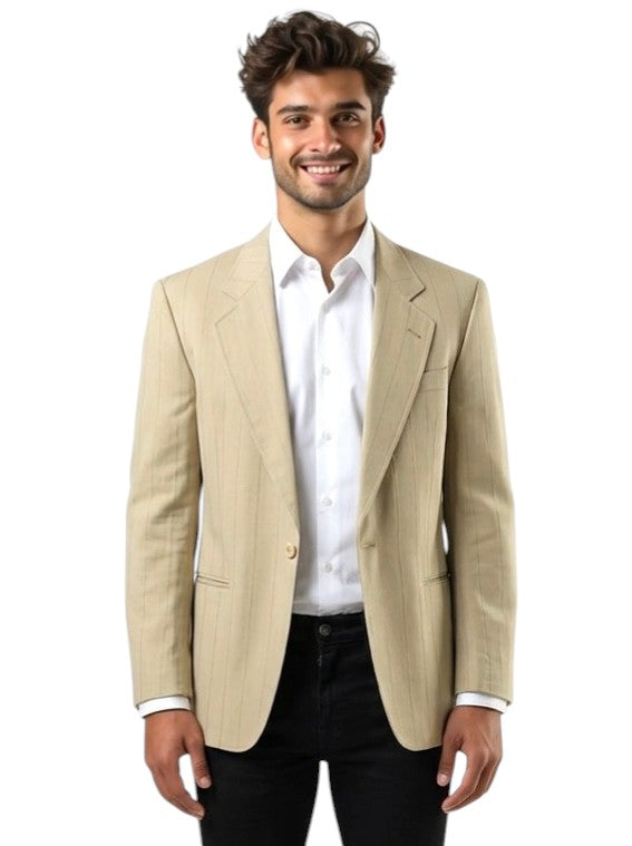 1980s Cotton Blazer, Size Medium