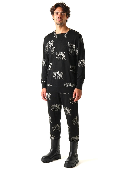 1980s 2pc Knit Ensemble, Size Large