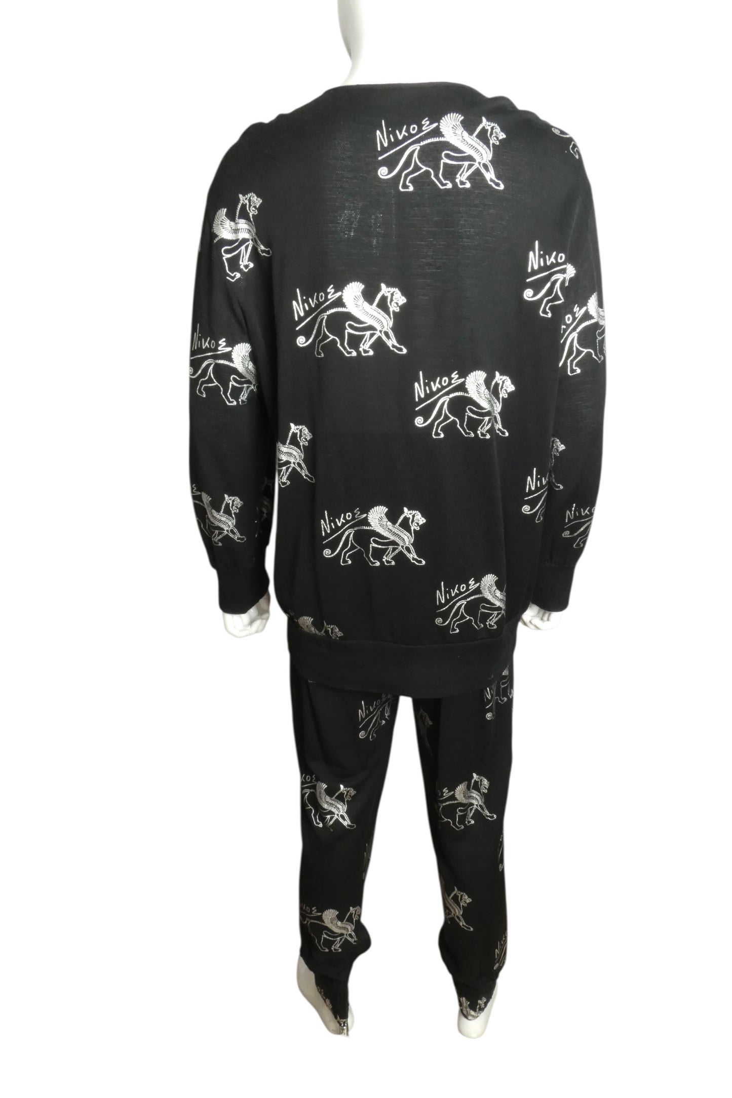 1980s 2pc Knit Ensemble, Size Large