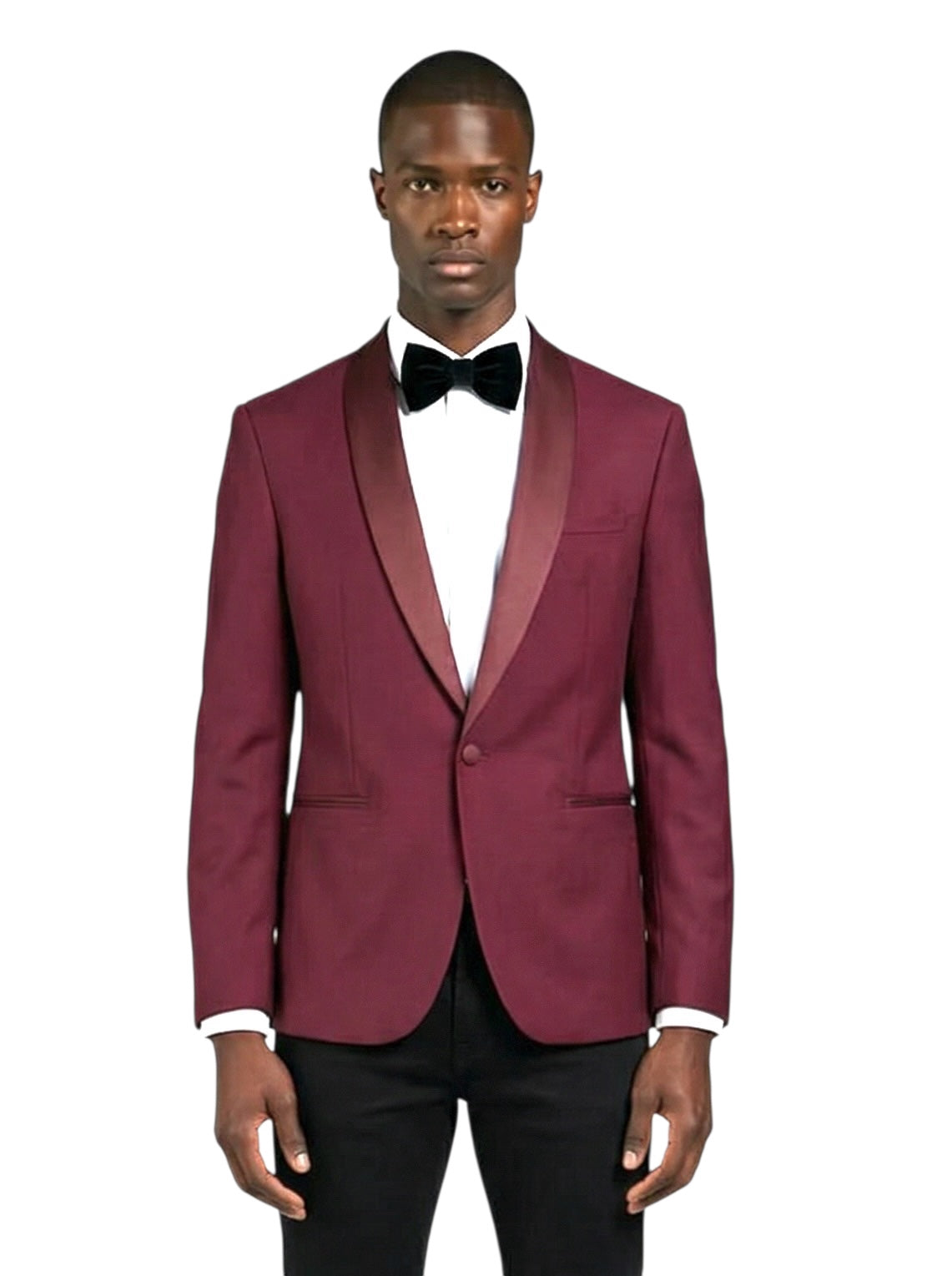 1990s Wool Tuxedo Jacket, Size Mediium