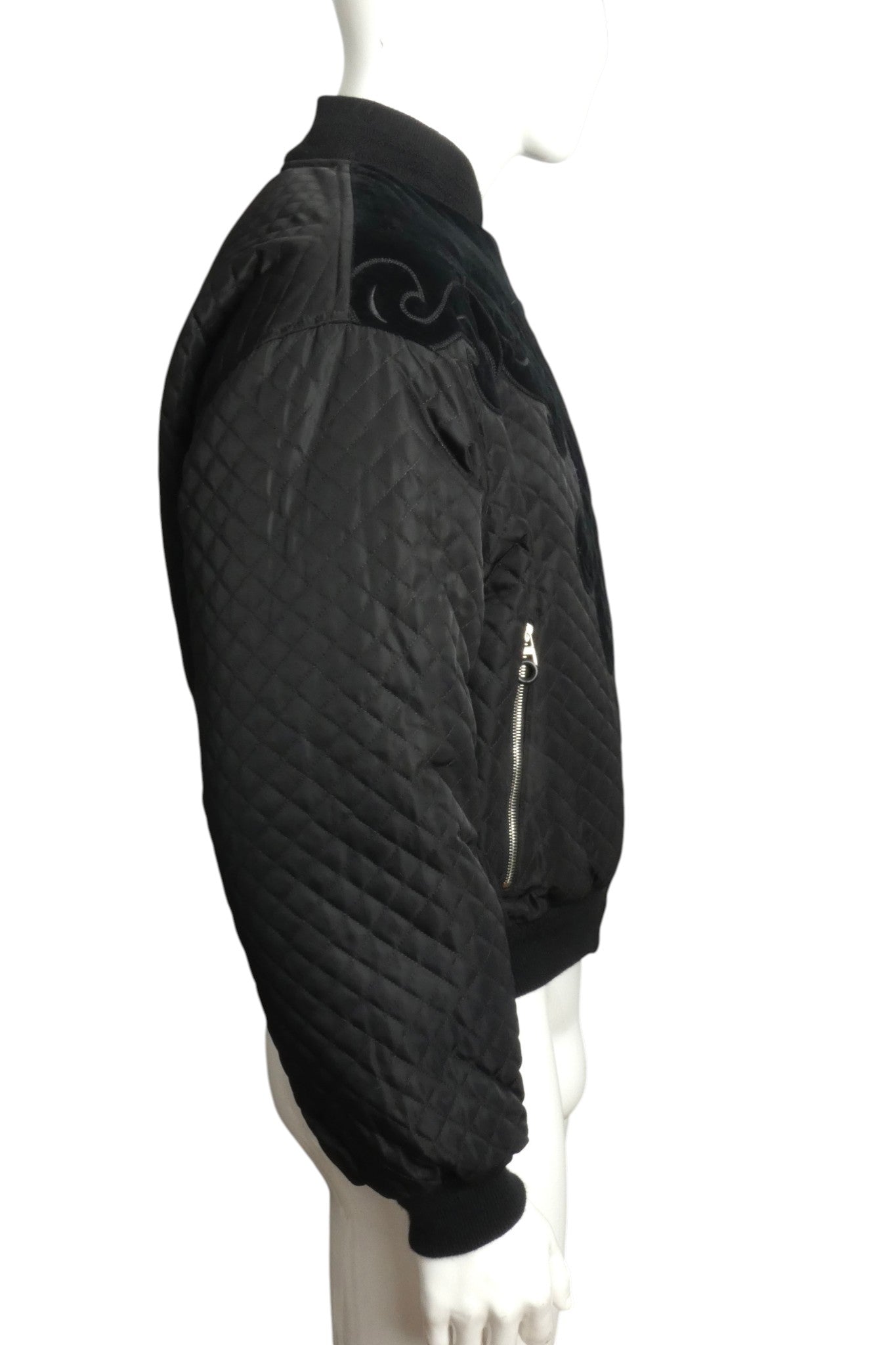 1992 Quilted Bomber Jacket, Size Large