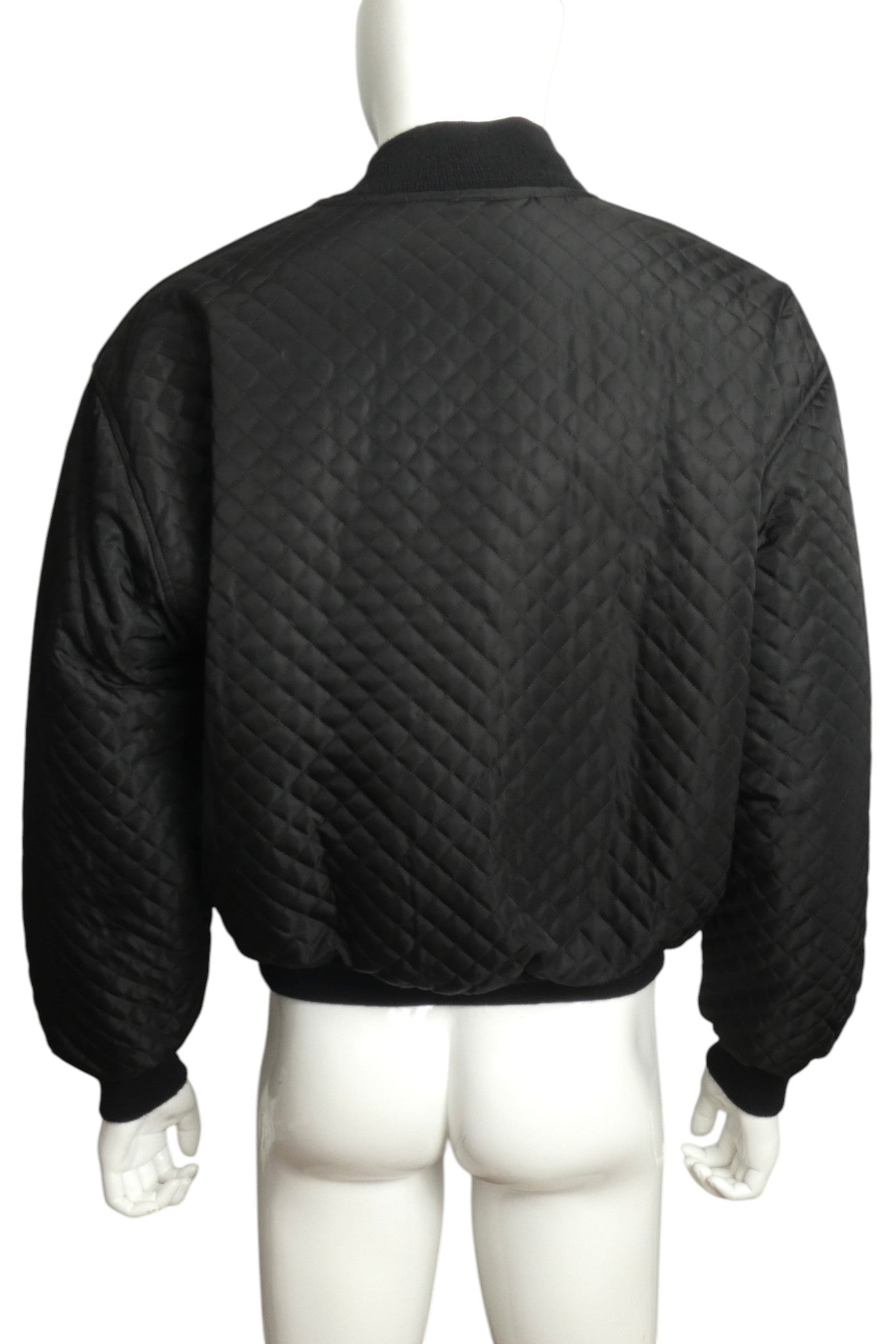 1992 Quilted Bomber Jacket, Size Large