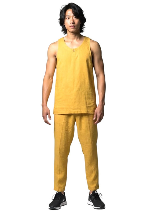 1990s Linen Ensemble, Size Medium
