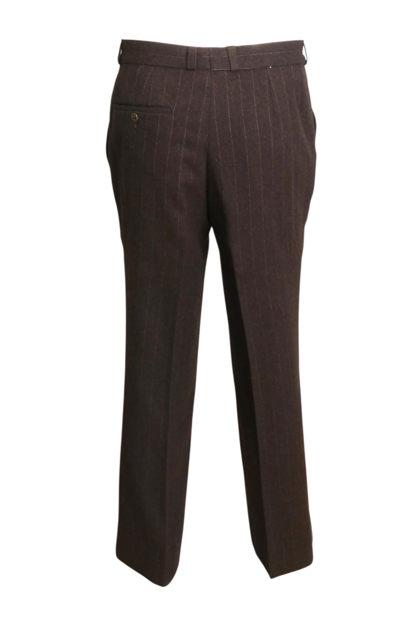 1977 3pc Pinstripe Wool Suit, Size Medium