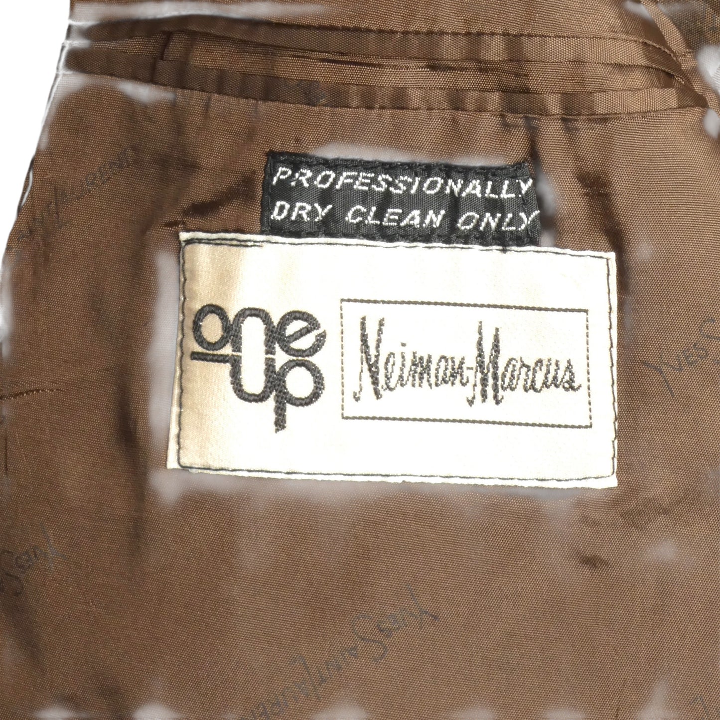 1977 3pc Pinstripe Wool Suit, Size Medium