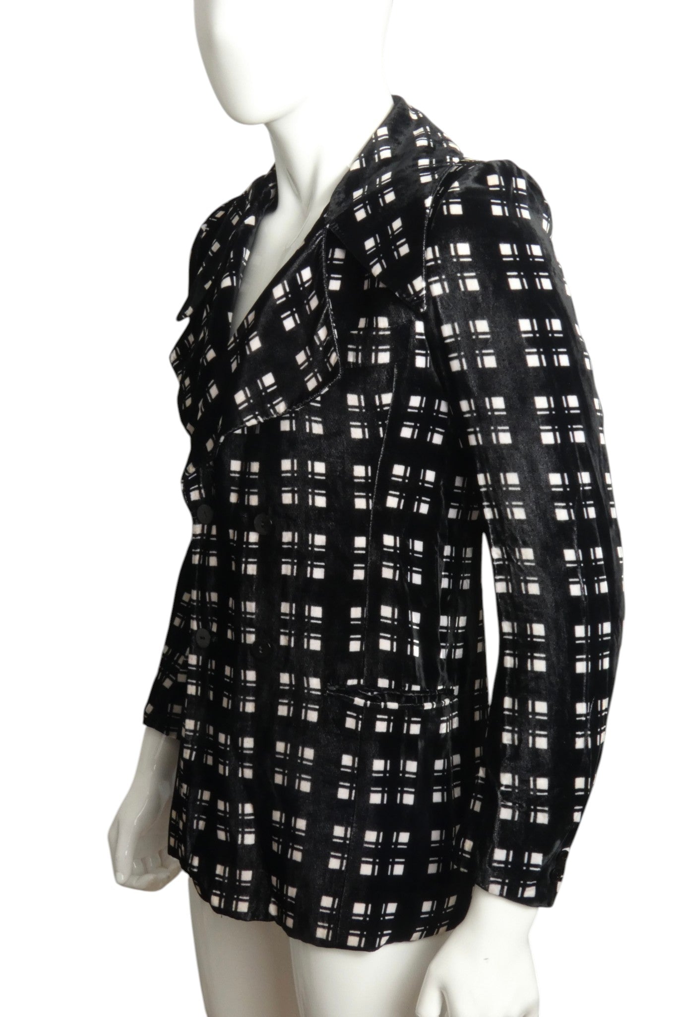 1970s Velvet Blazer, Size Medium