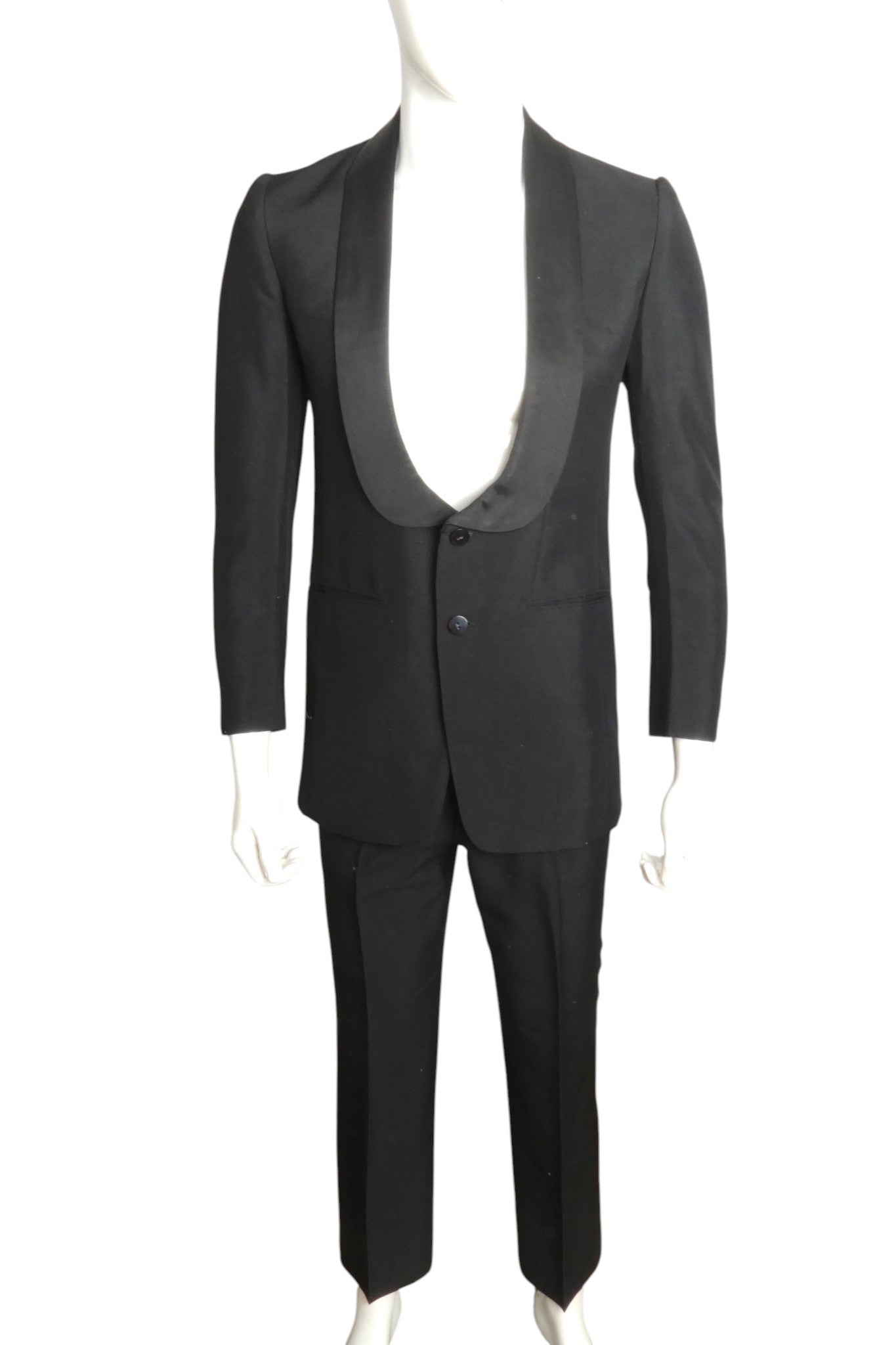 1970s Wool Tuxedo, Size Medium