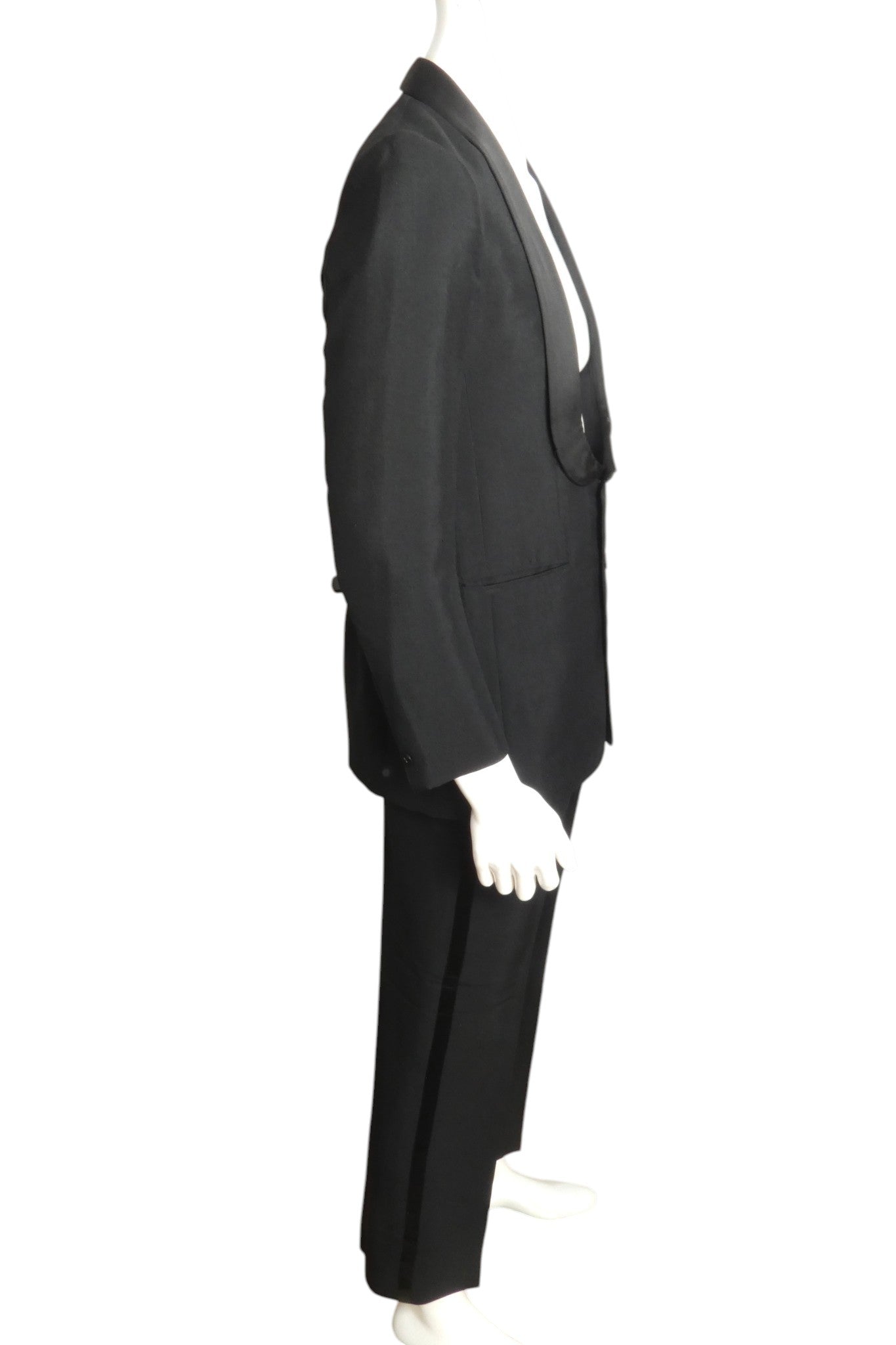 1970s Wool Tuxedo, Size Medium