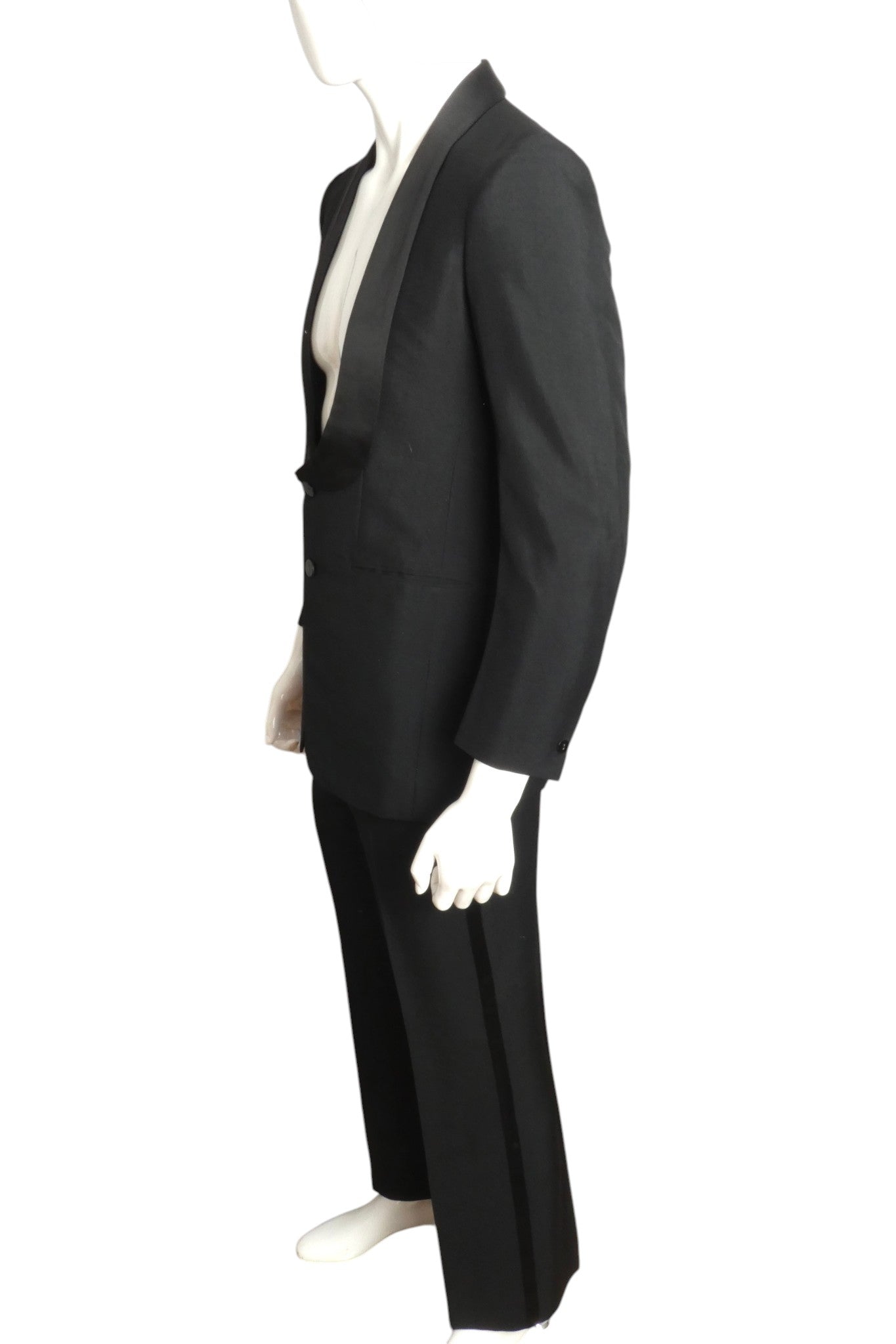 1970s Wool Tuxedo, Size Medium