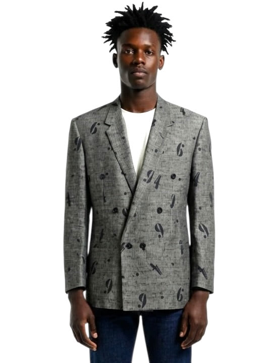 1990s Linen Blend Blazer, Size Large