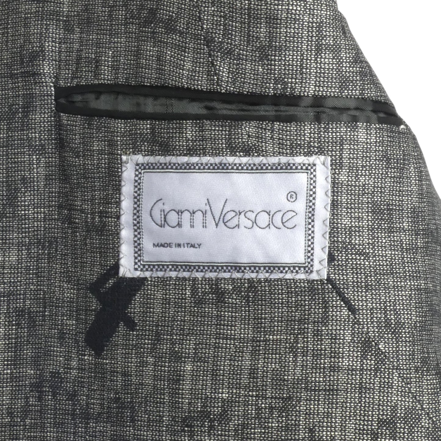 1990s Linen Blend Blazer, Size Large