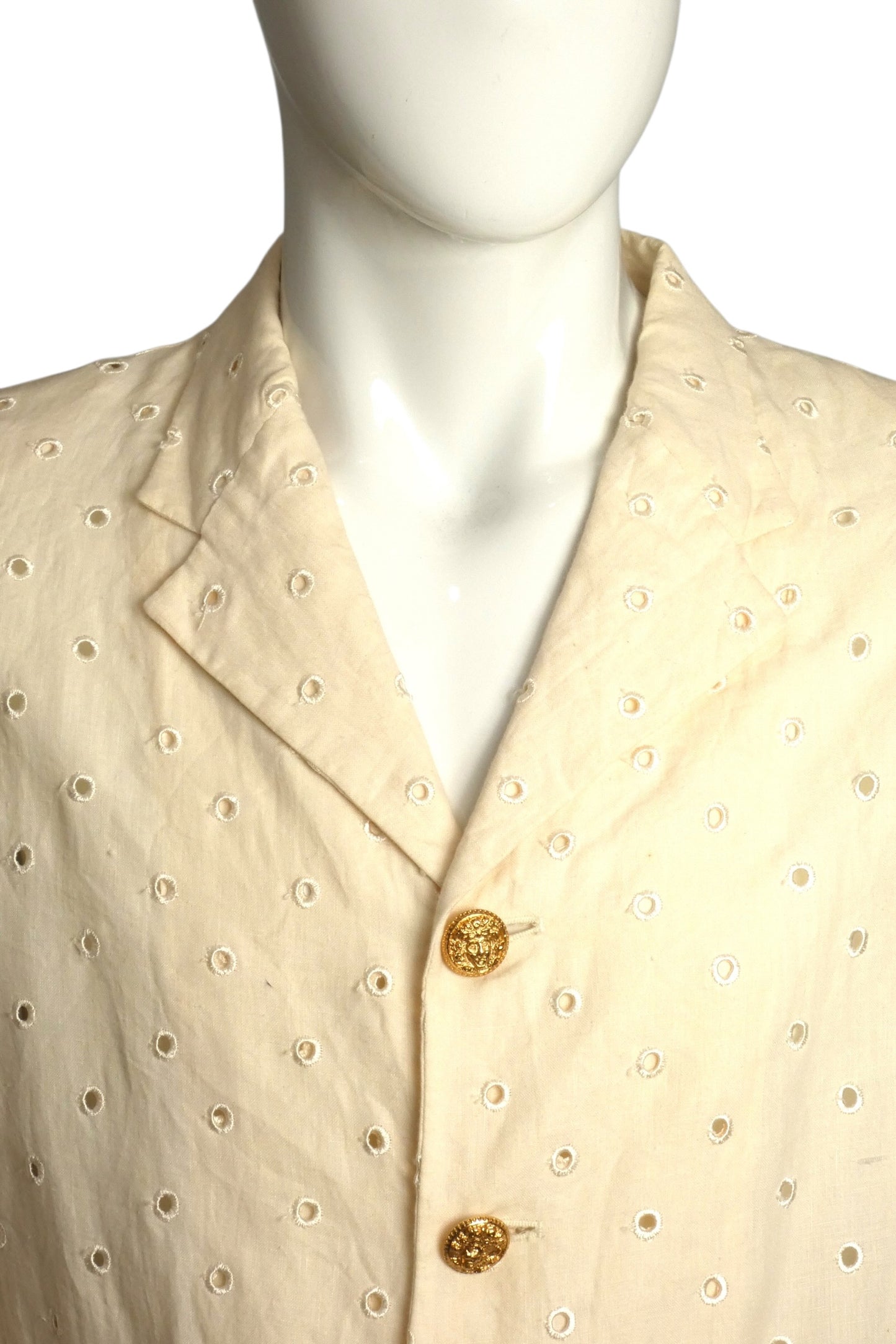 1994 Cotton Eyelet Suit, Size Large