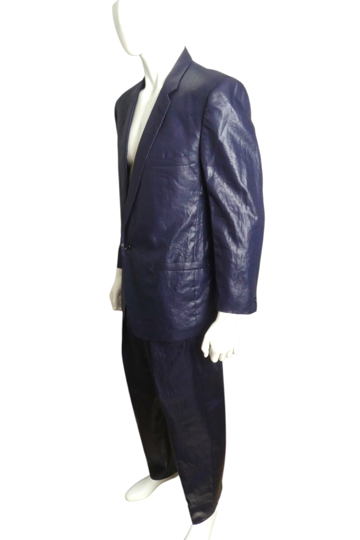 1990s Linen Suit, Size Medium