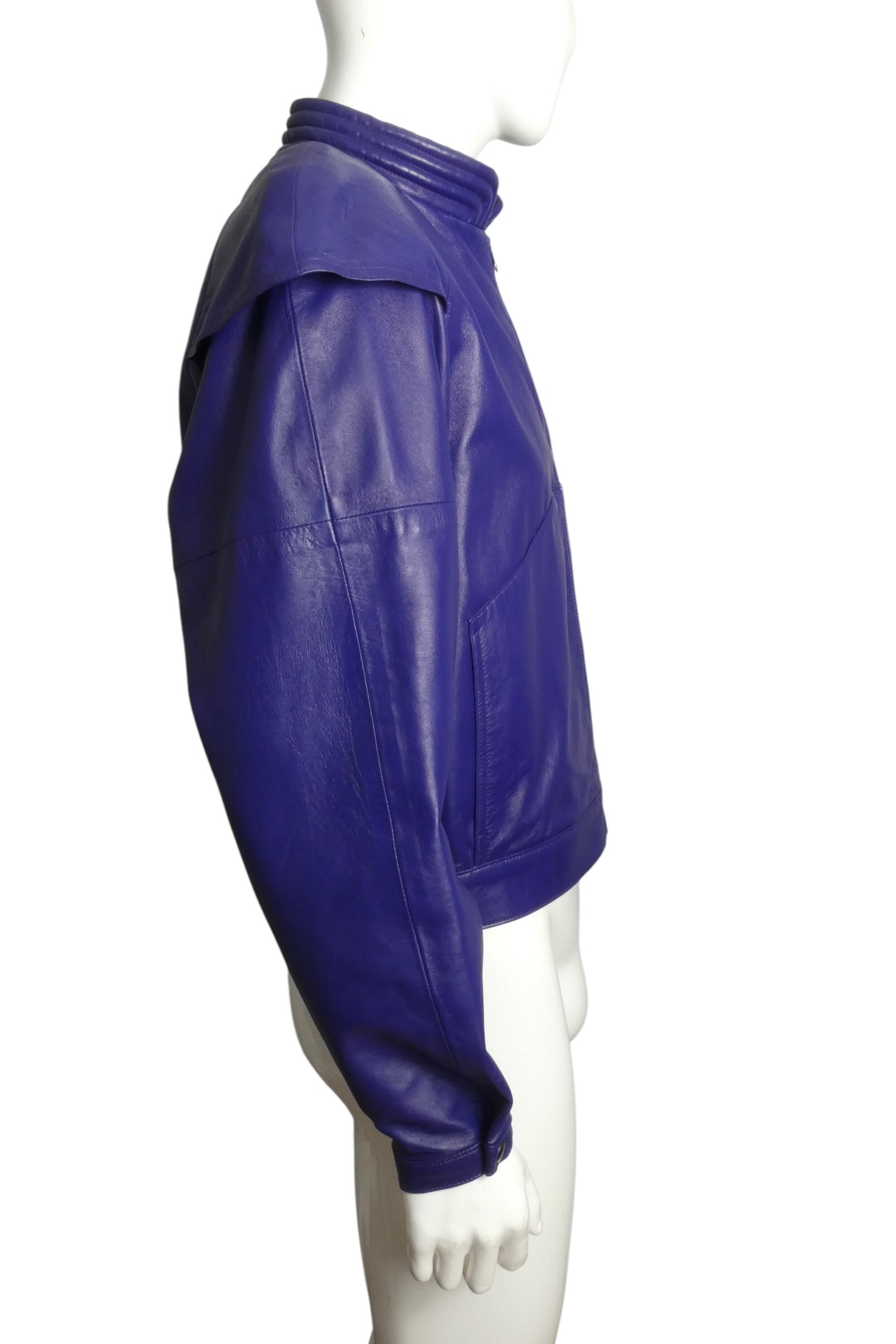 1980s Leather Jacket, Size Medium