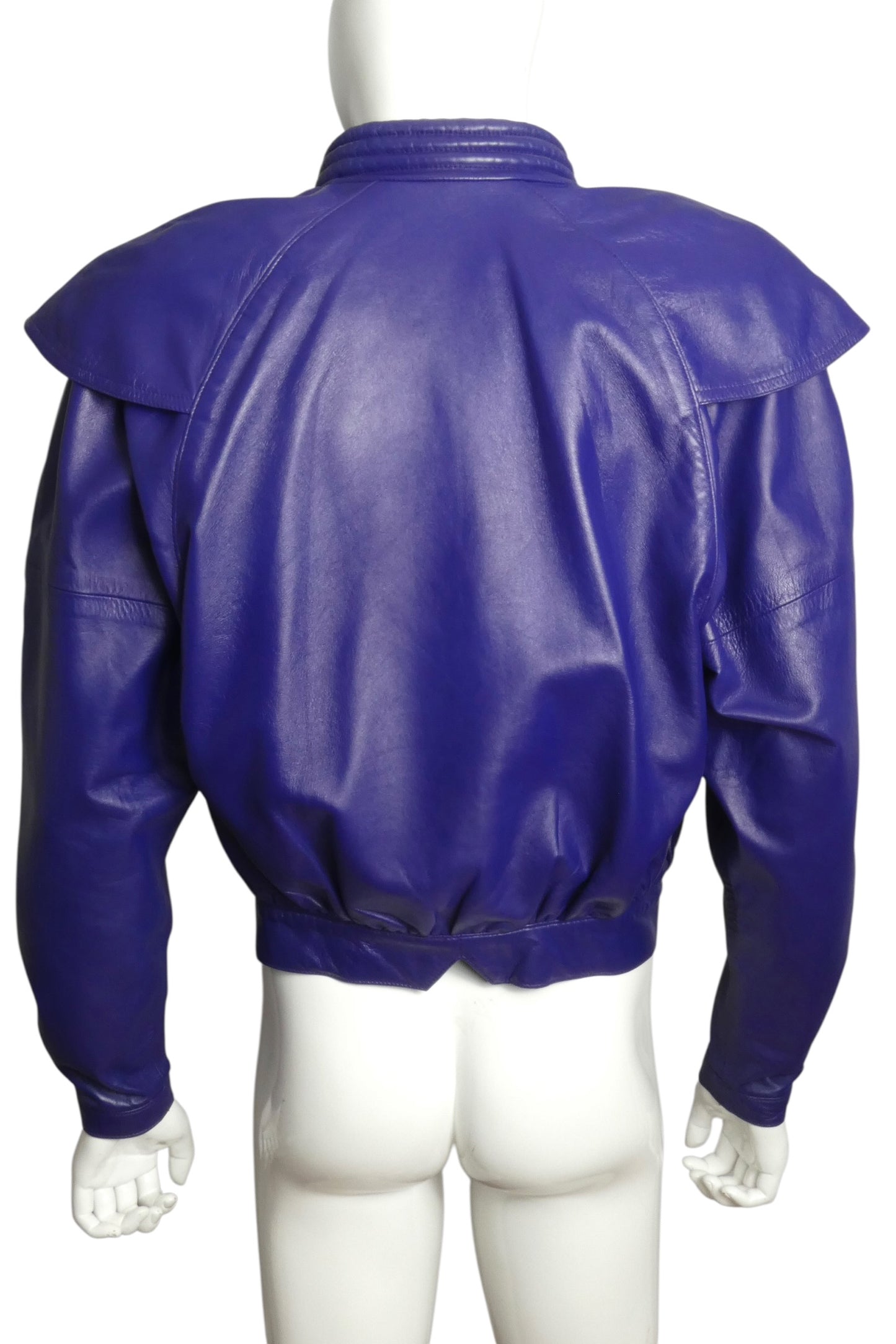1980s Leather Jacket, Size Medium