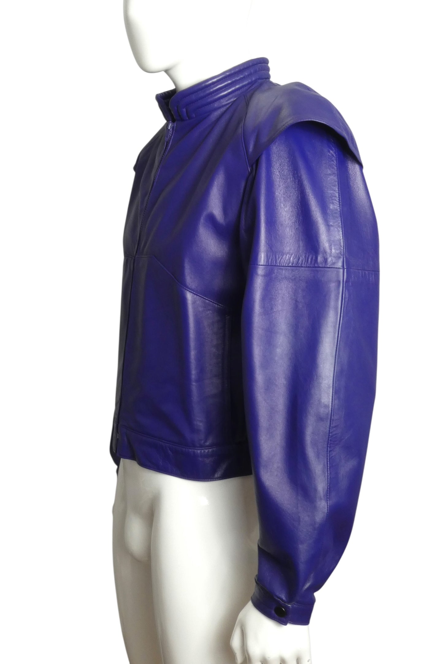 1980s Leather Jacket, Size Medium