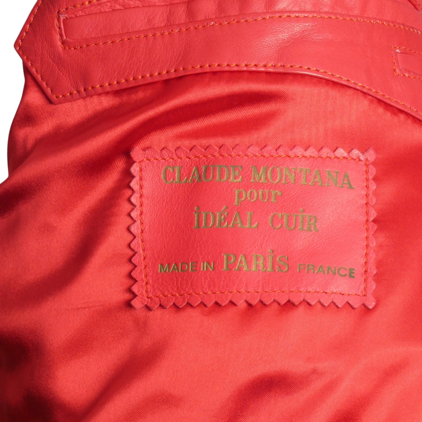 1980s Leather Jacket, Size Medium
